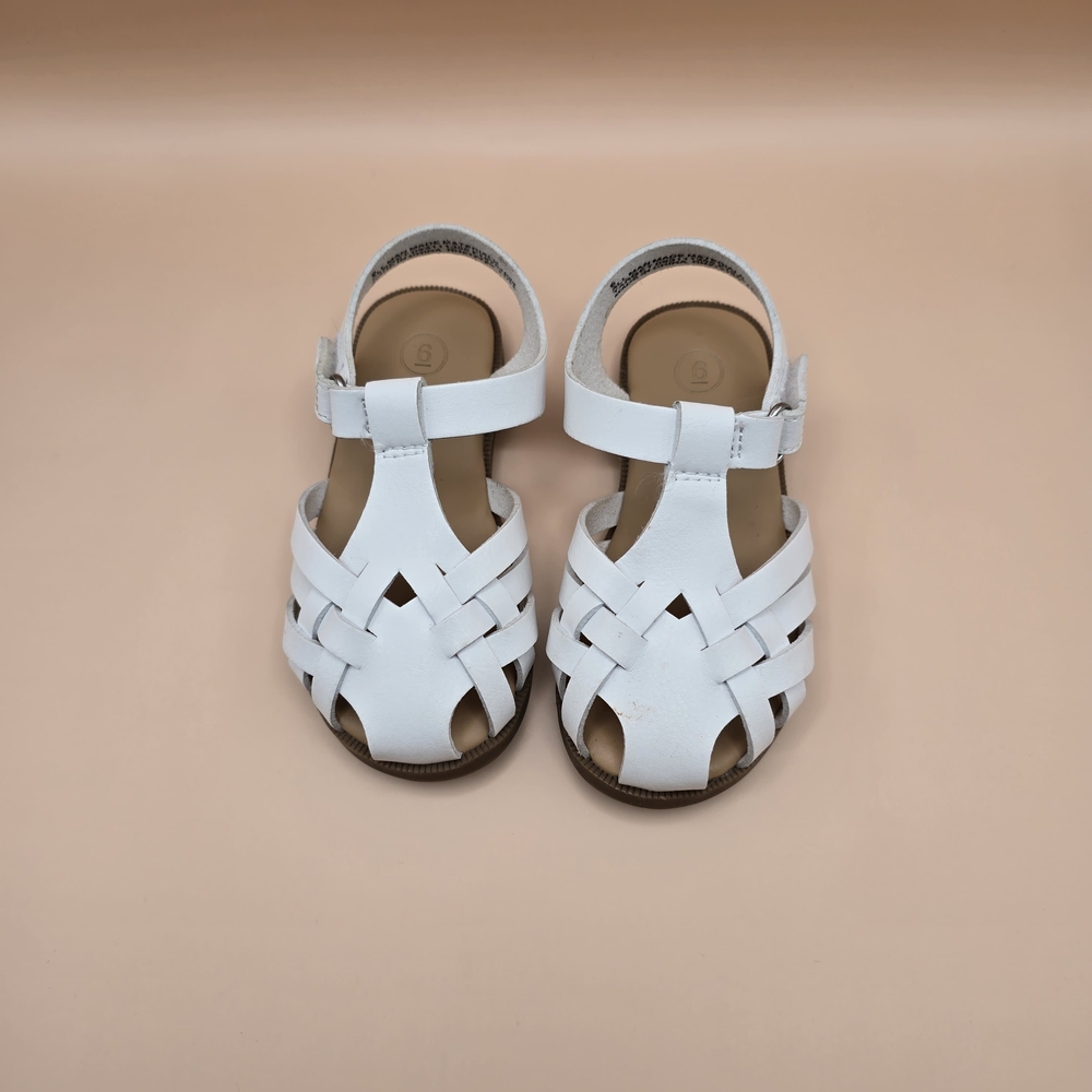 White Kid Sandals